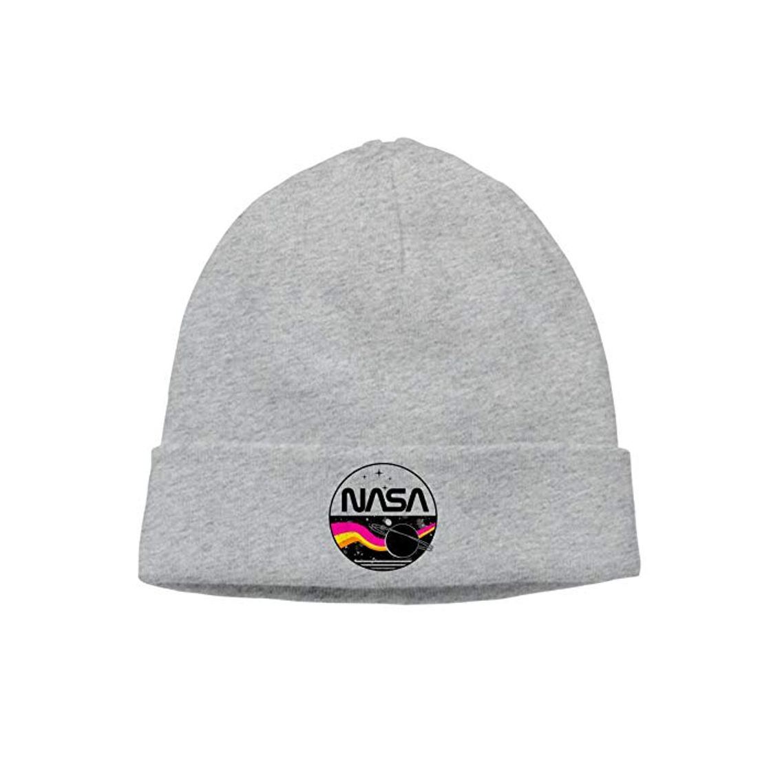 Moda Sng9o Gorro unisex de algodón suave de la NASA para adultos