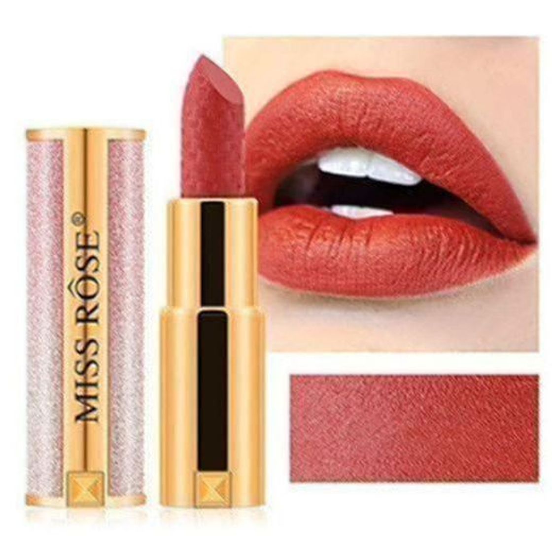Social ARTIFUN Lápiz Labial Mate Tinte de Larga Duración Labios Cosméticos Maquiagem Maquillaje Rojo Batom Lip Stick para Todo tipo de Piel