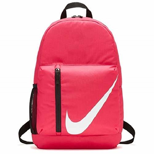 Fitness Nike Y Nk Elmntl Mochila, Sin género, Negro/Rosa