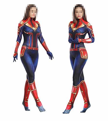 Producto TOYSSKYR Capitán Marvel Cosplay Disfraz Medias corporales para adultos Accesorios de espectáculos