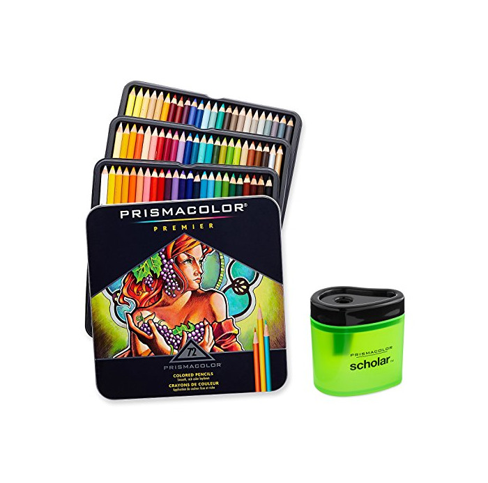 Product Prismacolor Premier suave núcleo de colores lápiz, conjunto de 72 colores surtidos (3599tn)