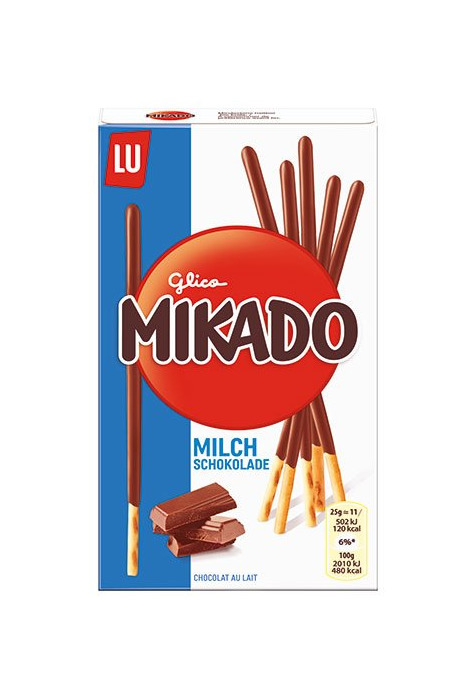 Productos Mikado - Palitos de chocolate con leche - 75gr - Multi