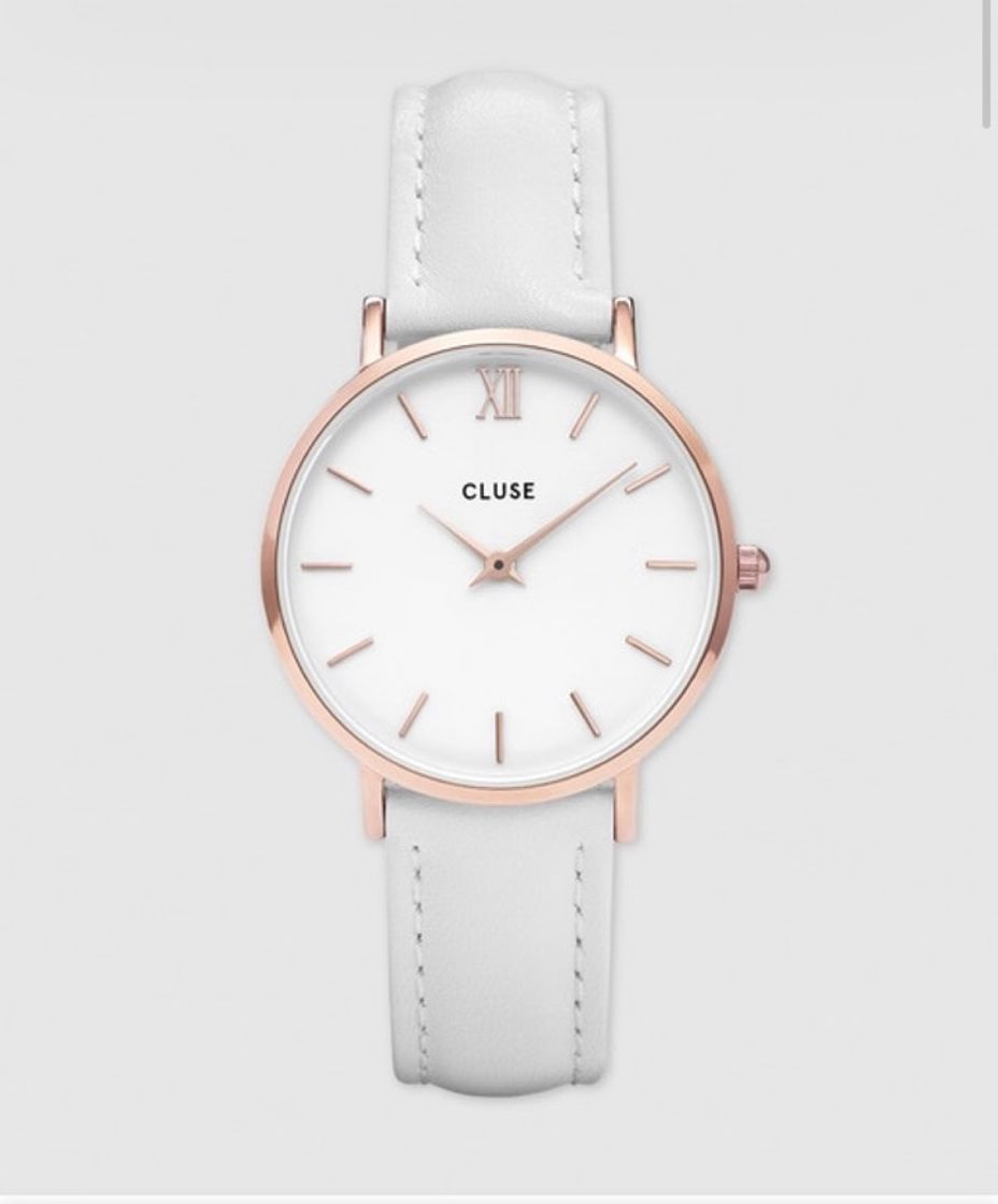 Productos Reloj de mujer Cluse Minuit CL30056 de piel blanco · Cluse · 