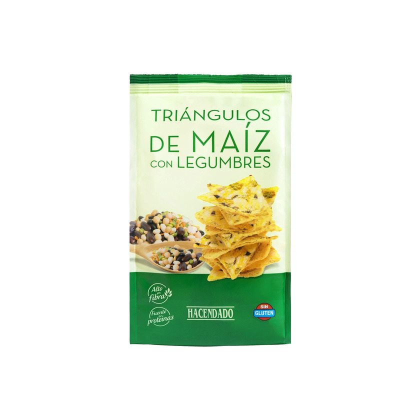 Social Triángulos de maíz con legumbres