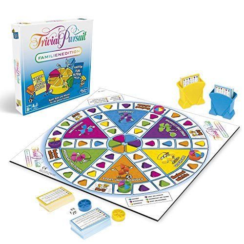 Hasbro Trivial Pursuit Family Edition Juegos de Preguntas Niños y Adultos -