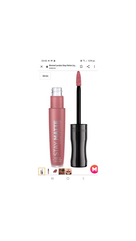 Product Labial Stay Matte Rimmel London