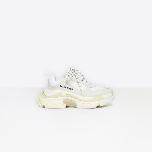 White Triple S Sneaker for Women | Balenciaga