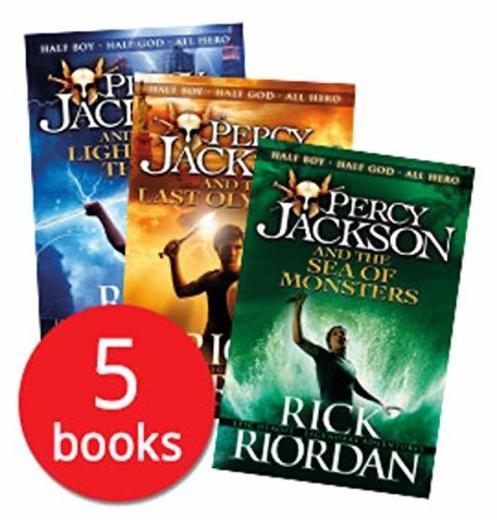 Percy Jackson 5 Books Collection Set Pack The Lightning Thief New