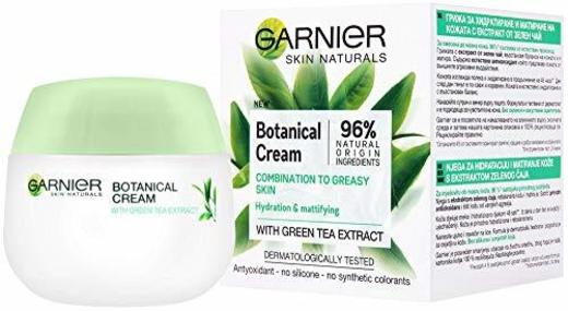 Garnier Skin Naturals Crema facial botánica con té verde para combinación de