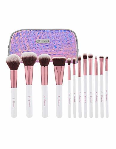 Product BHCosmetics cristal cuarzo 12 piezas Juego de brochas con cosméticos caso