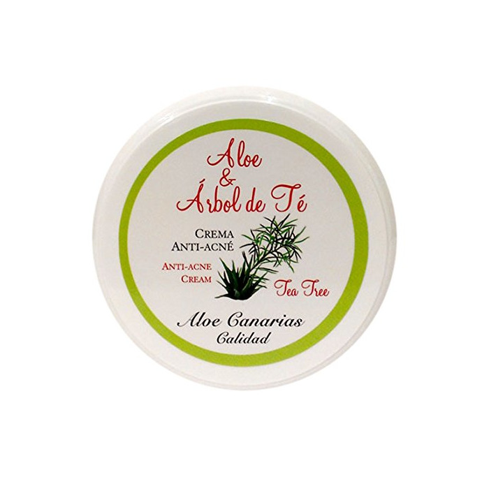 Product Aloe Canarias 200010 - Crema de aloe vera y árbol del té