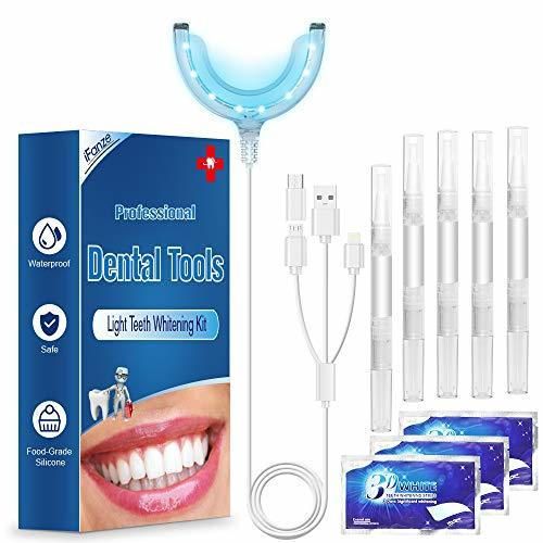 Kit de Blanqueamiento Dental Gel 5PCS ifanze Blanqueamiento de Dientes Luz*1