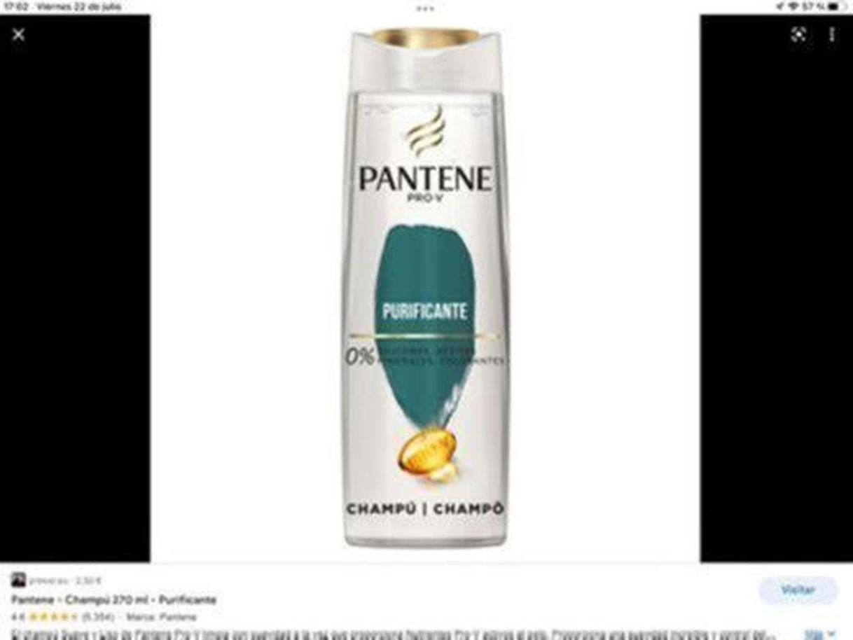 Social Pantene Suave y Liso Champú para Cabello con Tendencia al Encrespamiento