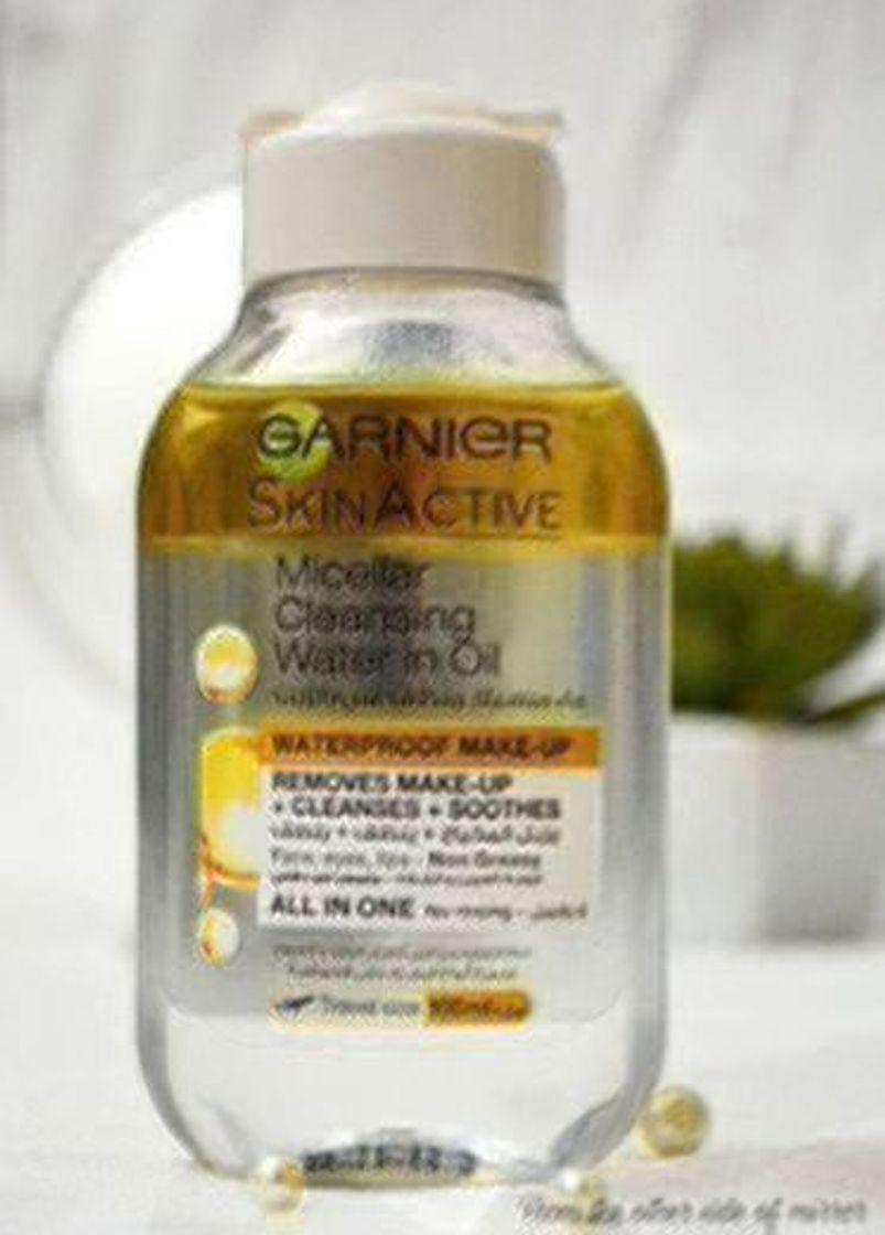 Social Garnier Skin Active - Agua Micelar en Aceite, Elimina el Maquillaje Waterpoof,