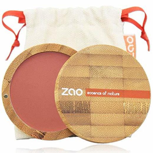 Zao Organic Makeup - Blush compacto marrón rosa oz 322-0