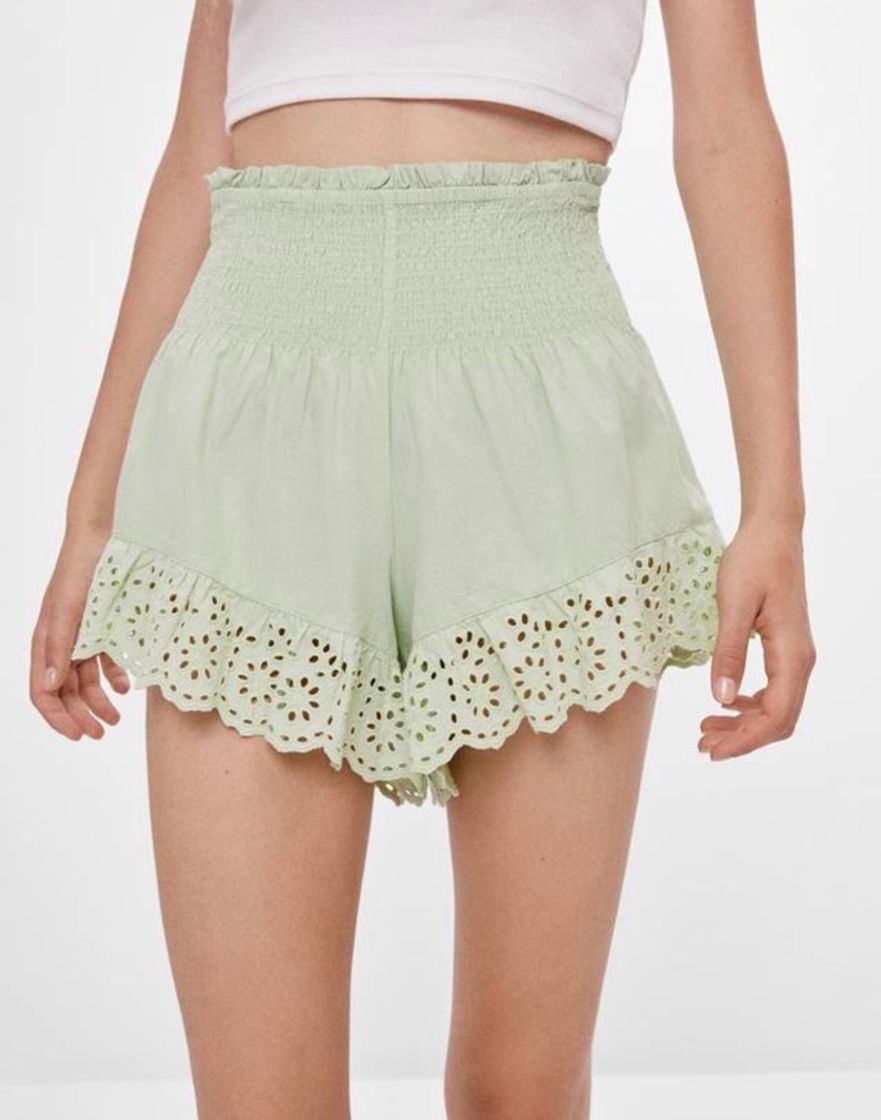 Moda Pantalón verde pastel Bershka