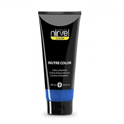 Nirvel NUTRE COLOR FLUOR Azul Klein 200 mL Mascarilla Profesional