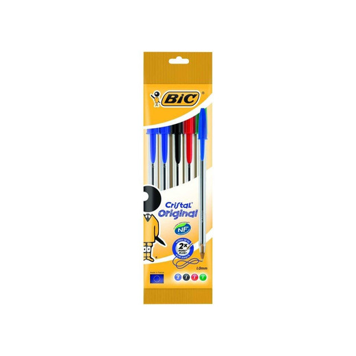 BIC Cristal Original bolígrafos punta media - colores Surtidos
