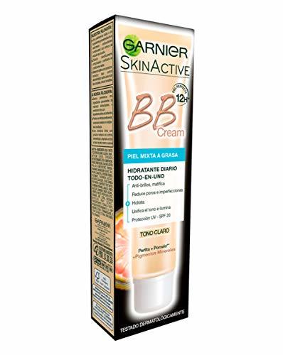 Social Garnier Skin Active BB Cream Matificante Crema Correctora y Anti Imperfecciones para