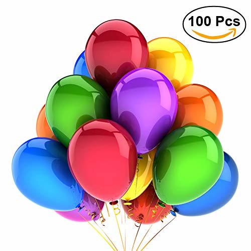 Producto Globos Festival 100 Globos de látex Colores Metalizados Surtidos 8" 20CM Biodegradable