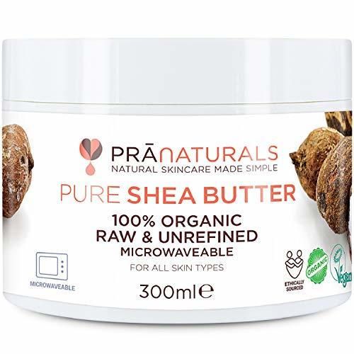 PraNaturals Manteca de Karité Hidratante 100% Orgánica 300ml