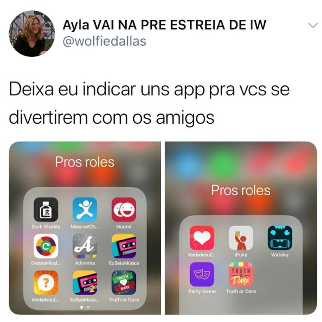 Moda Para jogar com os amigos 