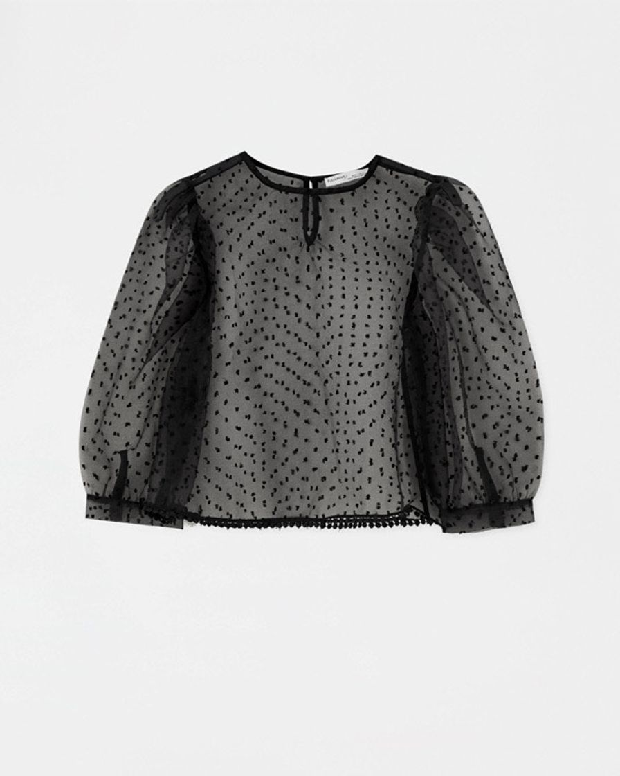 Moda Blusa plumeti Pull and Bear 