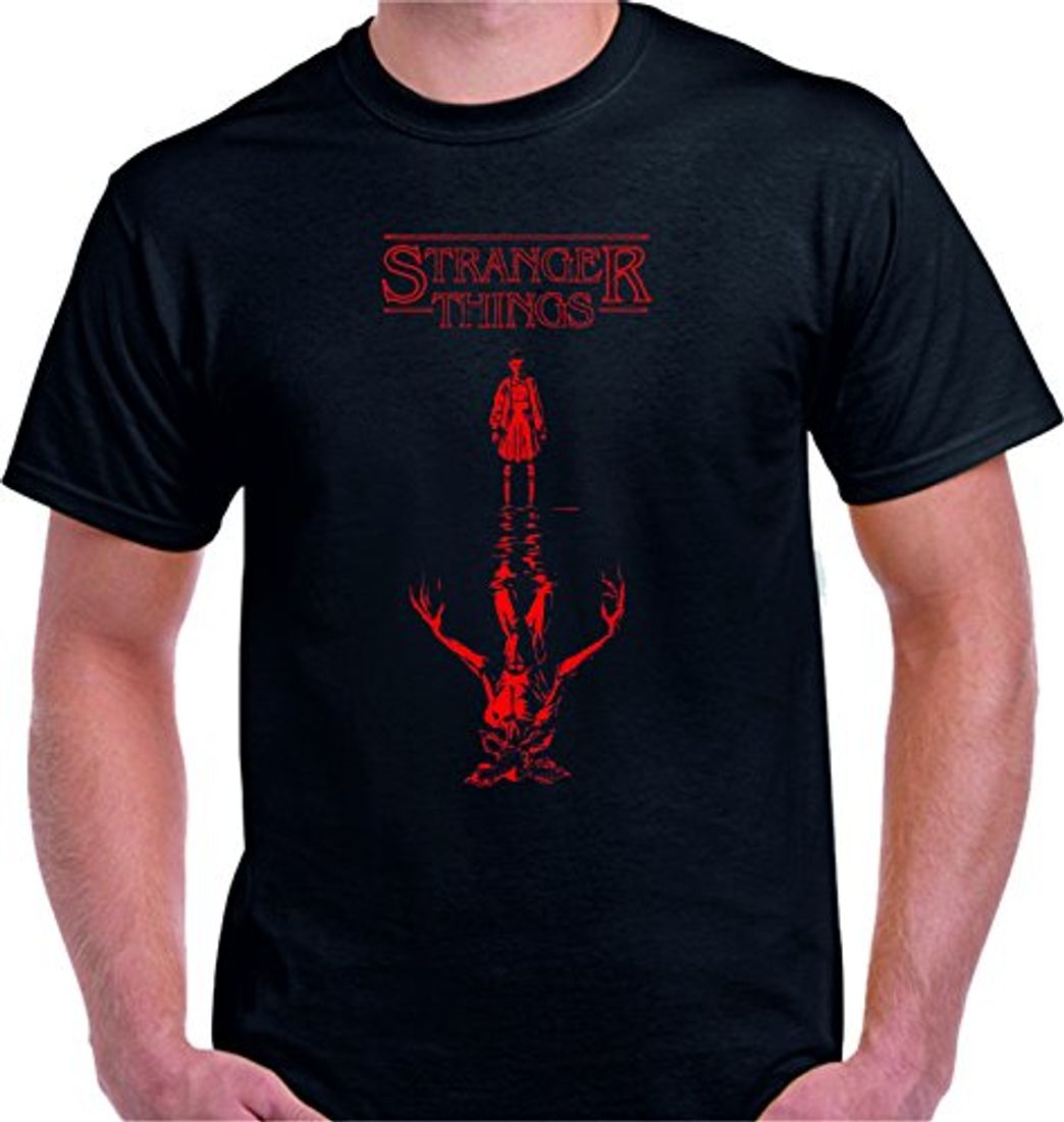 Moda DrMugCollection Camiseta Stranger Things Upside Down Red