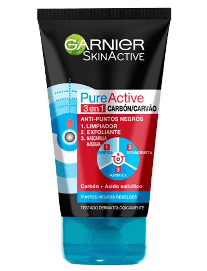 Producto Gel Exfoliante de Carbón Intensive 3 en 1 Pure Active