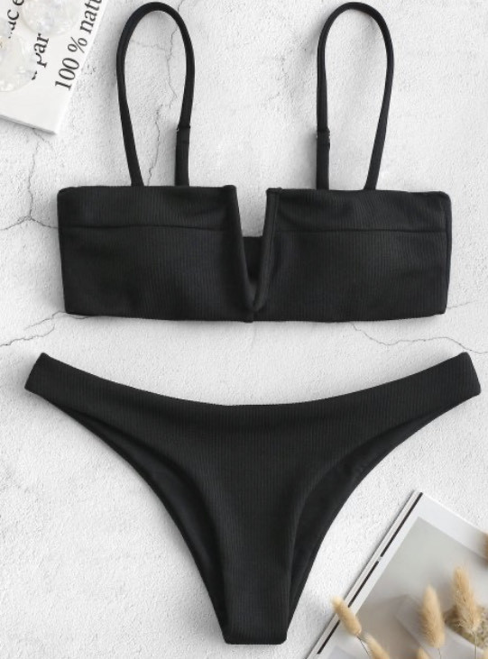 Social Zaful V-notted Bikini 