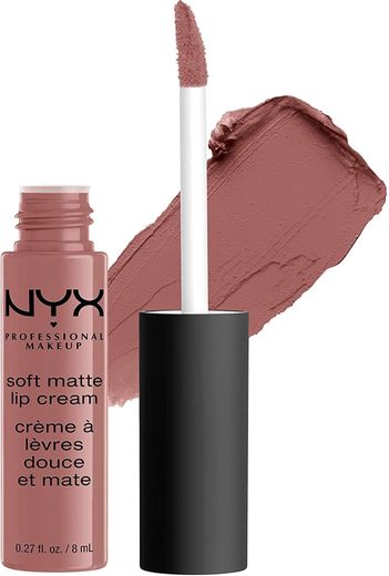 NYX Professional Makeup Pintalabios Soft Matte Lip Cream, Acabado cremoso mate, Color