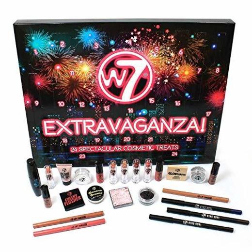W7 Extravaganza Advent Maquillaje Cosmético Calendario