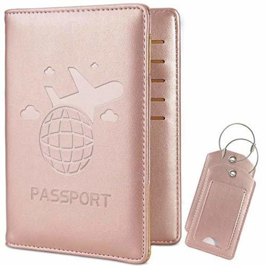 COCASES RFID Bloqueo de la Billetera del Titular del Pasaporte