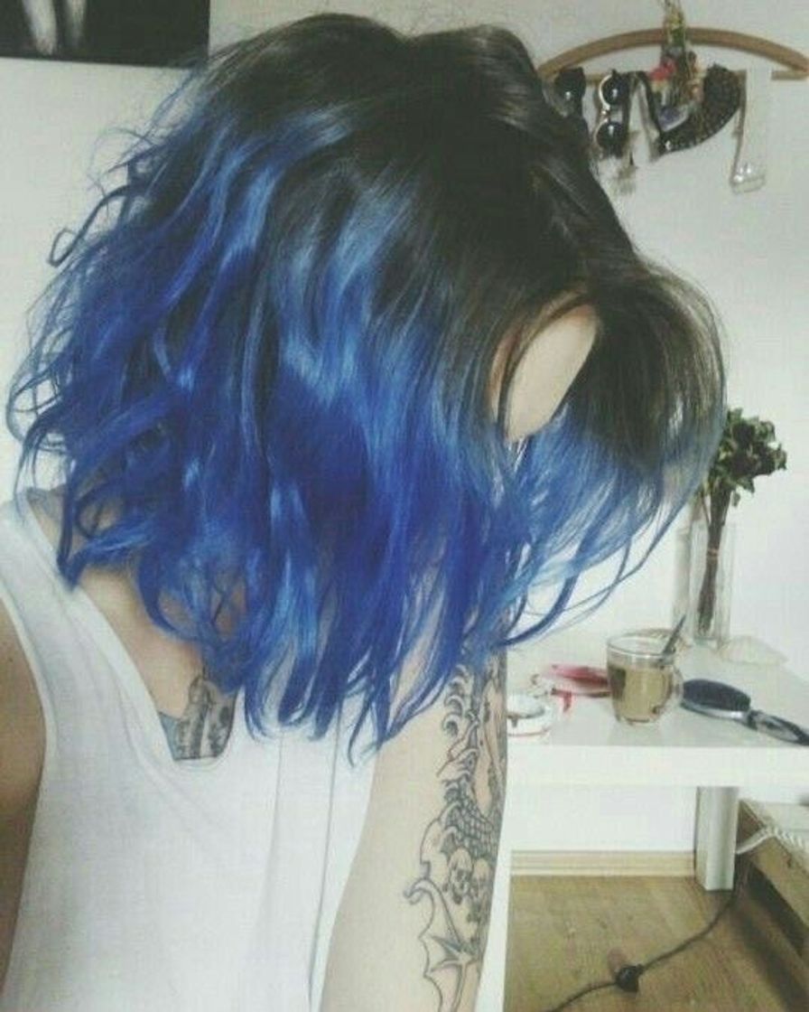 Moda Cabelo azul 