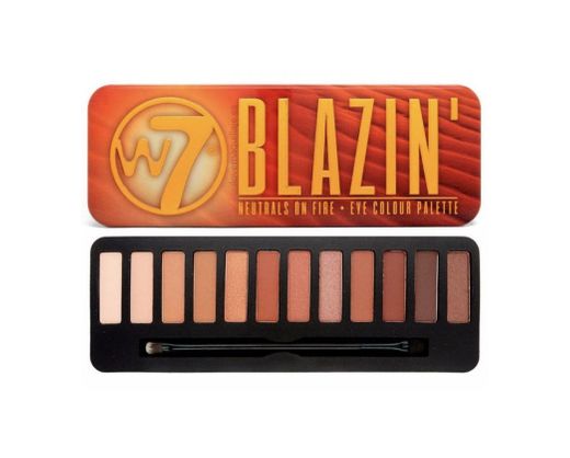 Nueva W7 Blazin 'varios colores en llamas - ojos paleta de colores - 12 plalette