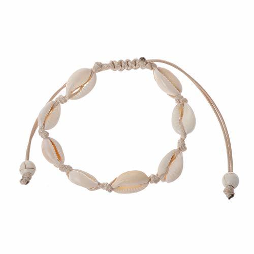 Product S-TROUBLE Naturel Cowrie Perles Shell Bracelet De Cheville Bracelet À La Main