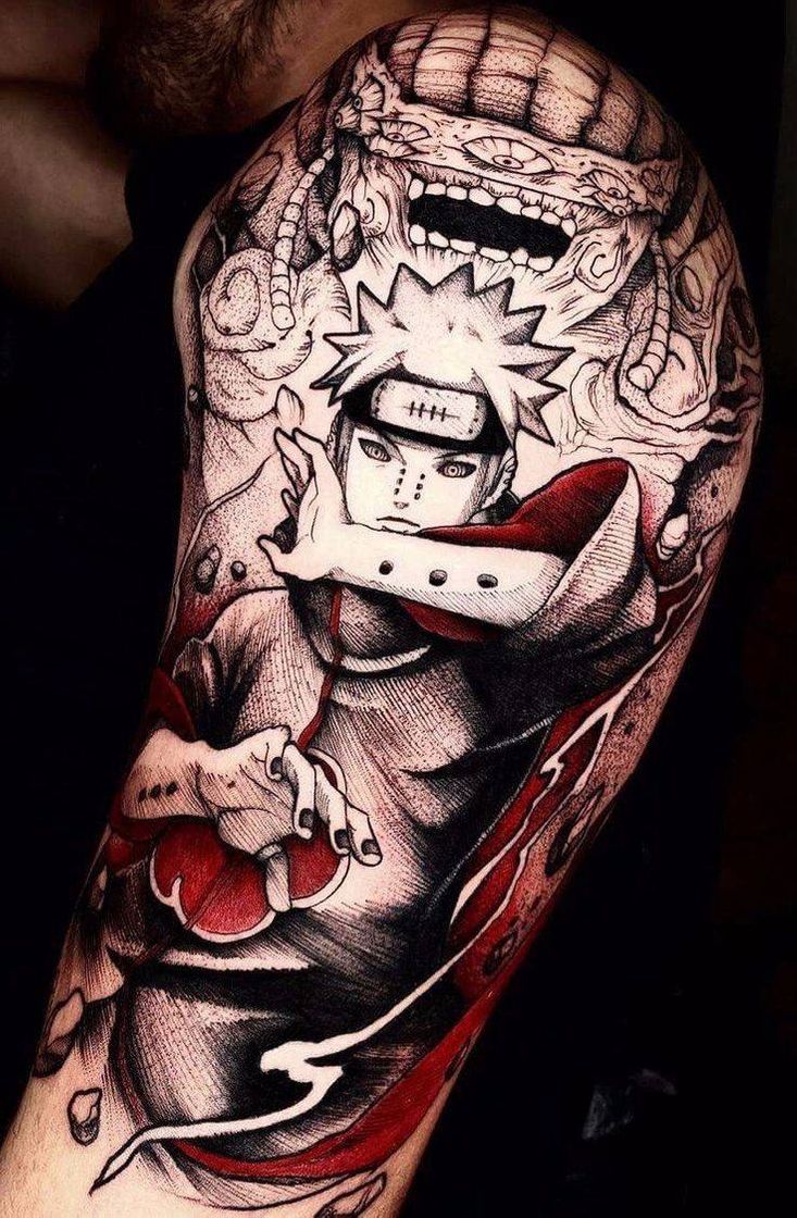 Moda Tatuagem de anime 'Naruto'