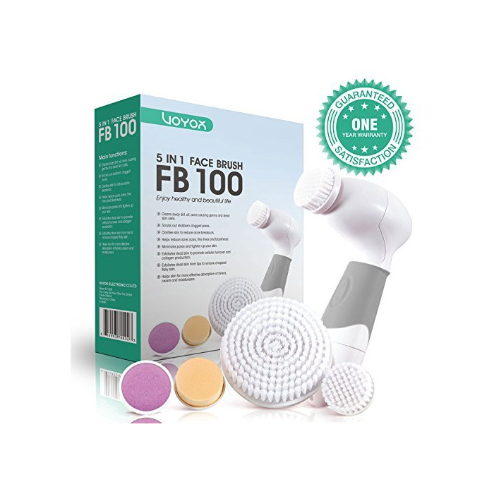 Social VOYOR 5 En 1 Cepillo Limpiador Facial Electrico Limpieza Facial Minimizador de