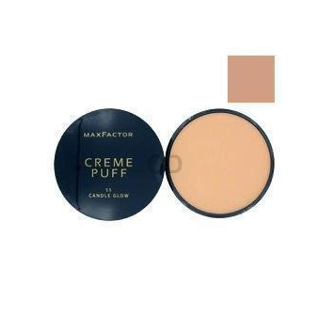 Product Max Factor Creme Puff Pressed Powder 42 Deep Beige Puder prasowany