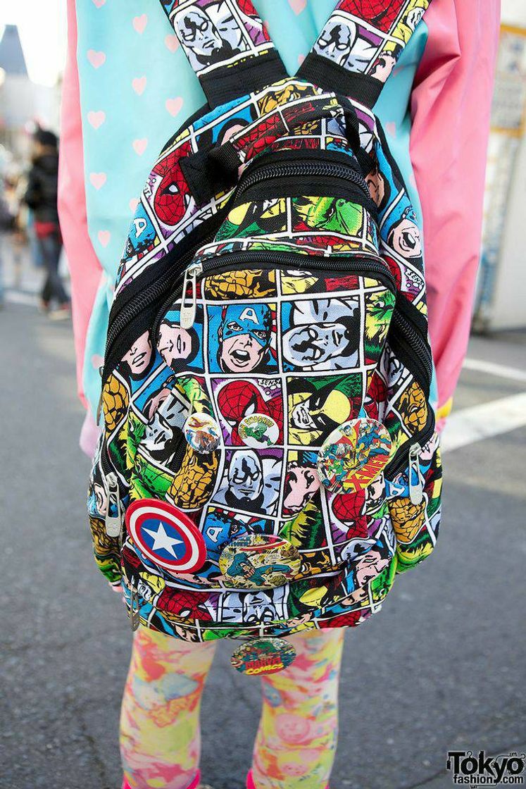 Fashion Mochila da marvel