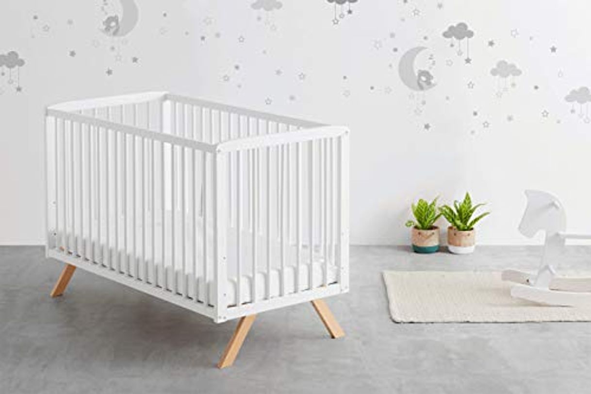 Product Cuna bebe Woody 120x60 3 alturas de somier