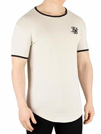 Sik Silk Hombre Camiseta Ringer Gym