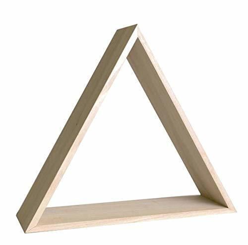 Artemio 14002232 estantería con boquillas triángulo Madera 35 x 30 x 10 cm