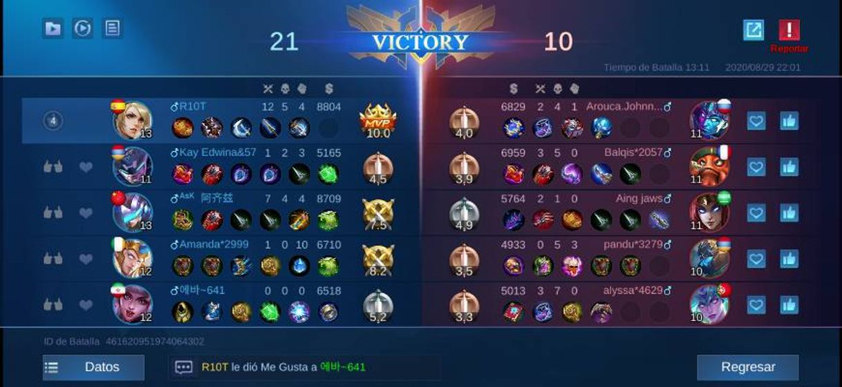 Videojuegos Mobile Legends: Bang bang