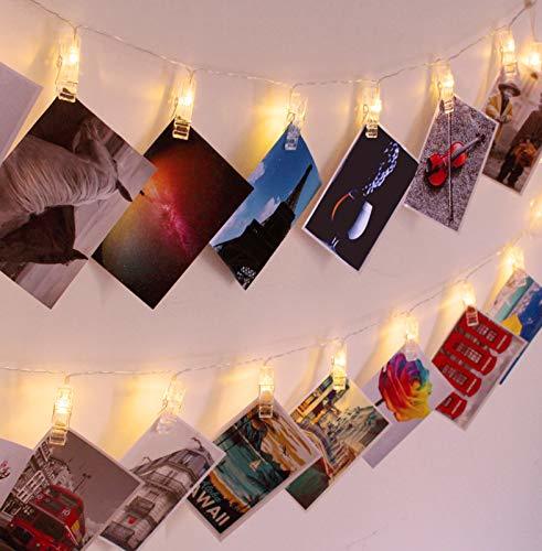 Home 30 LED Photo Clips Luces de cadena