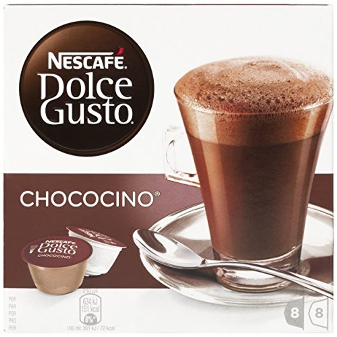 Lugares Nescafé Dolce Gusto - Chococino - 3 Paquetes de 16 Cápsulas -