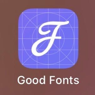 Good Fonts