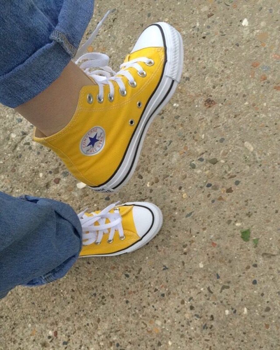 Moda All star amarelo 💛 