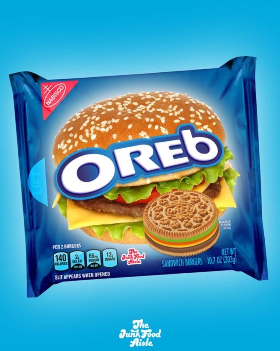 Moda Oreo de hambúrguer 🍔🤯