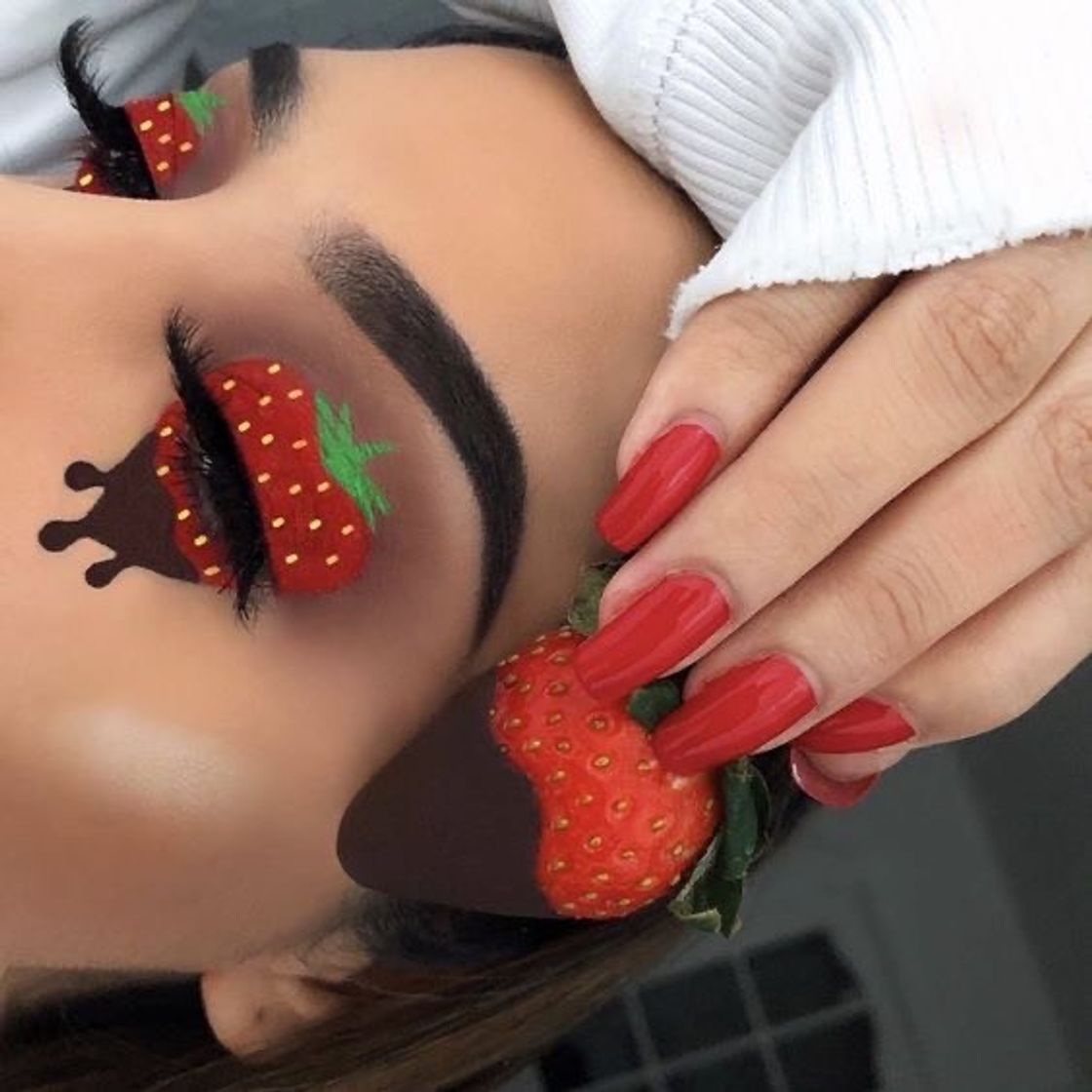 Moda Make morango com chocolate 🍫🍓